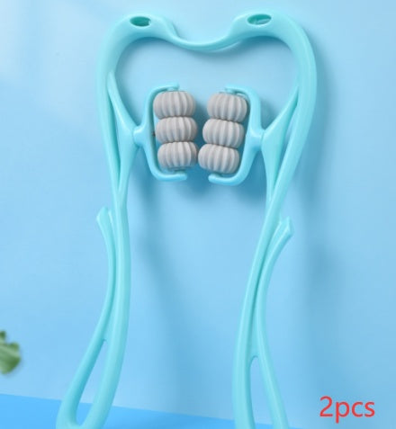 Six-Wheel Manual Neck Massager – Muscle Relief Roller