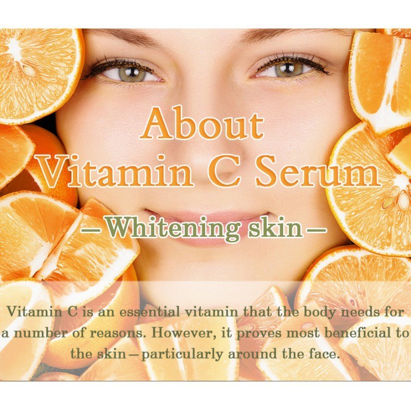 Vitamin C serum and moisturizer