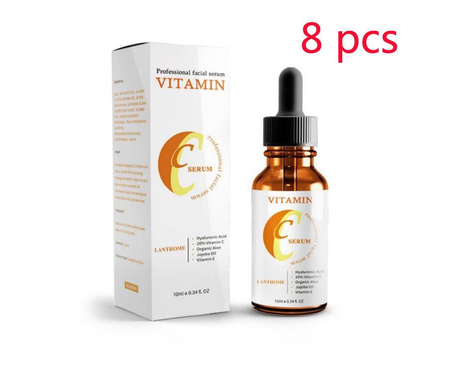 Vitamin C serum and moisturizer