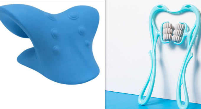 Six-Wheel Manual Neck Massager – Muscle Relief Roller