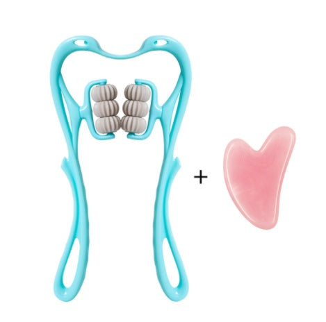 Six-Wheel Manual Neck Massager – Muscle Relief Roller