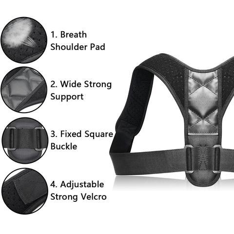 Adjustable Posture Corrector & Back Brace
