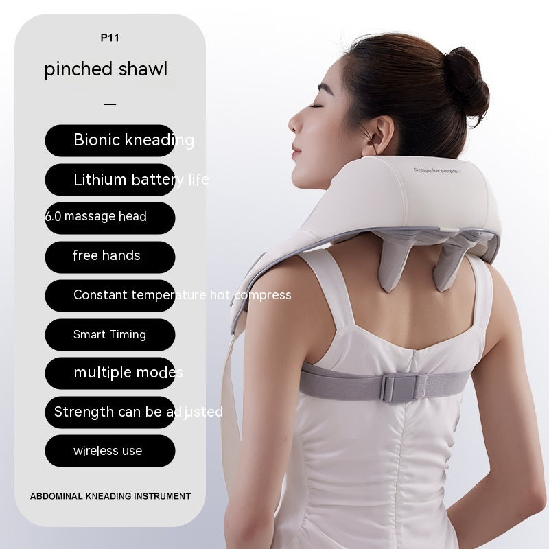 Oblique Muscle Neck & Shoulder Massager – Electric Kneading Relief