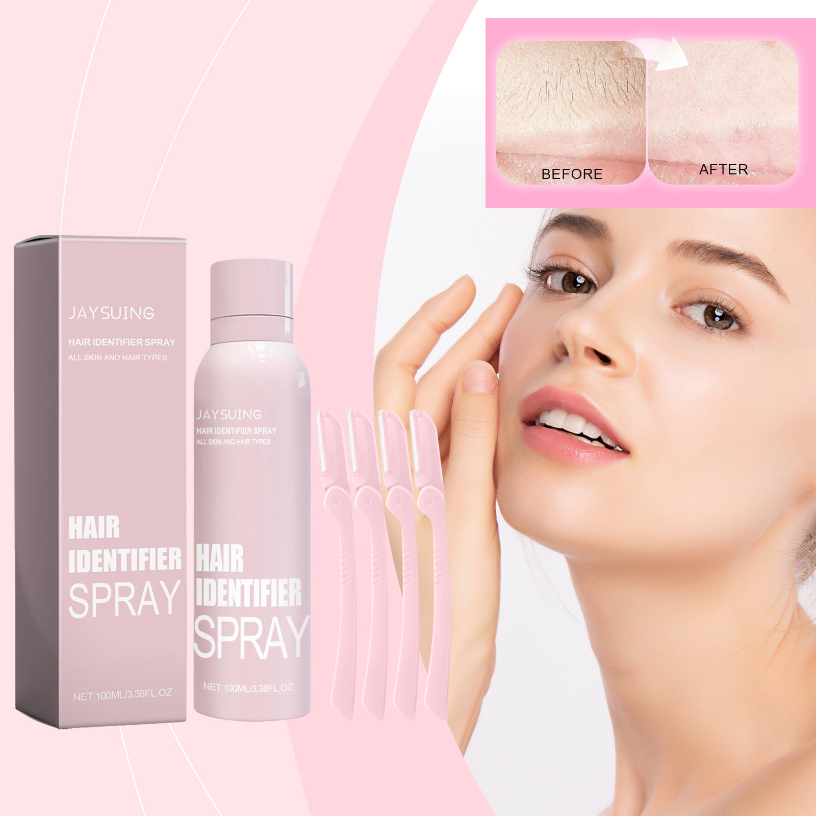 Hair Identifier & Moisturizing Spray Set – Dermaplaner Face Care