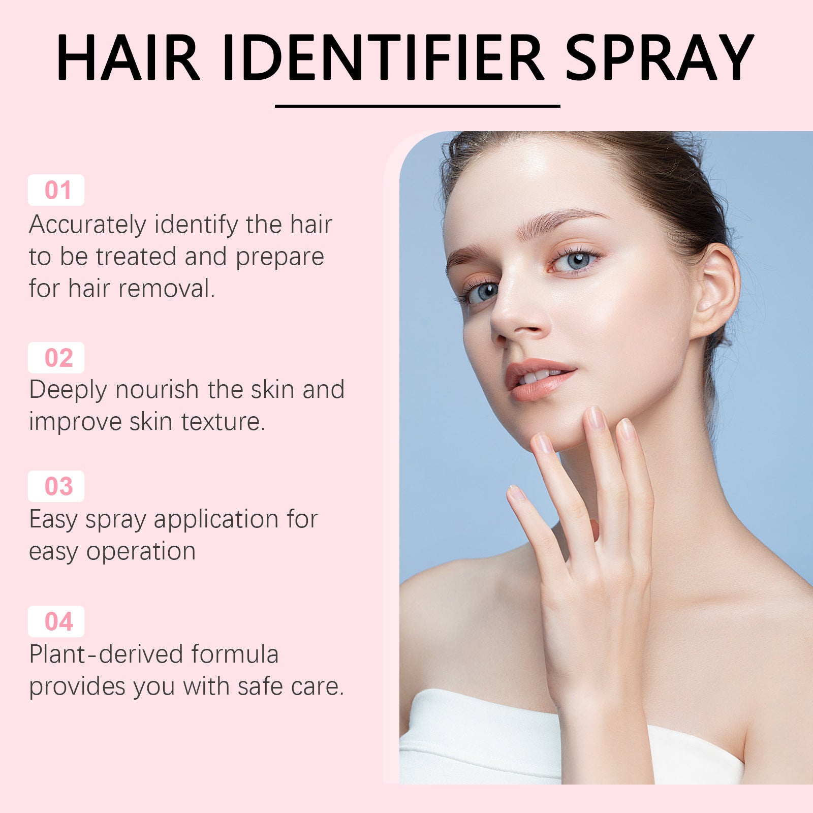 Hair Identifier & Moisturizing Spray Set – Dermaplaner Face Care